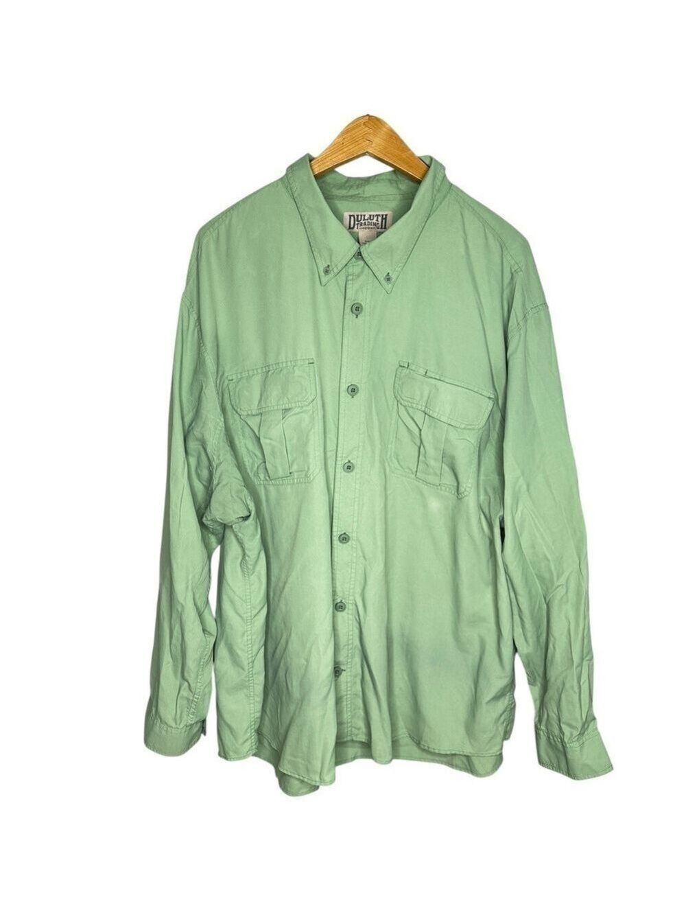 Duluth Trading Co Men’s‎ Green Button-Up Shirt Size 3XL
